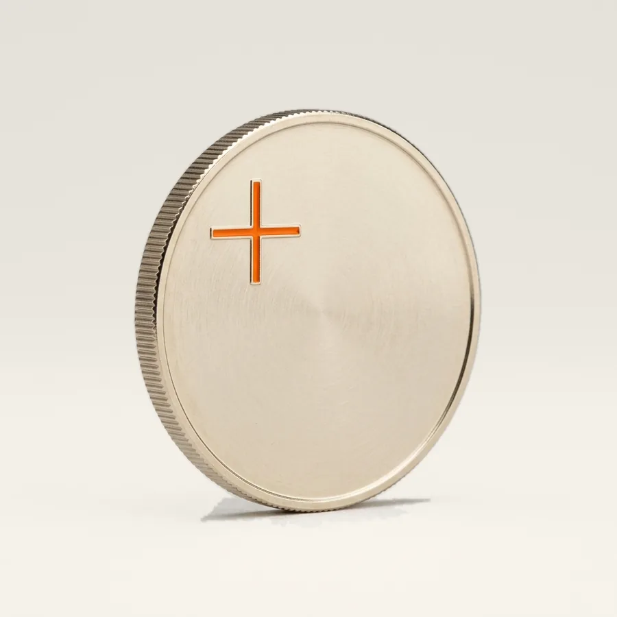 A minted token carrying a plus sign